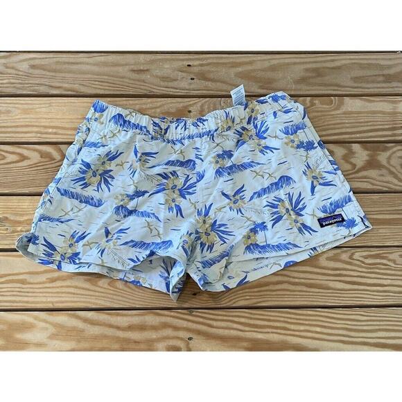 Patagonia Net Plus Baggies Board Shorts Size Small Women’s Yellow - Picture 1 of 8